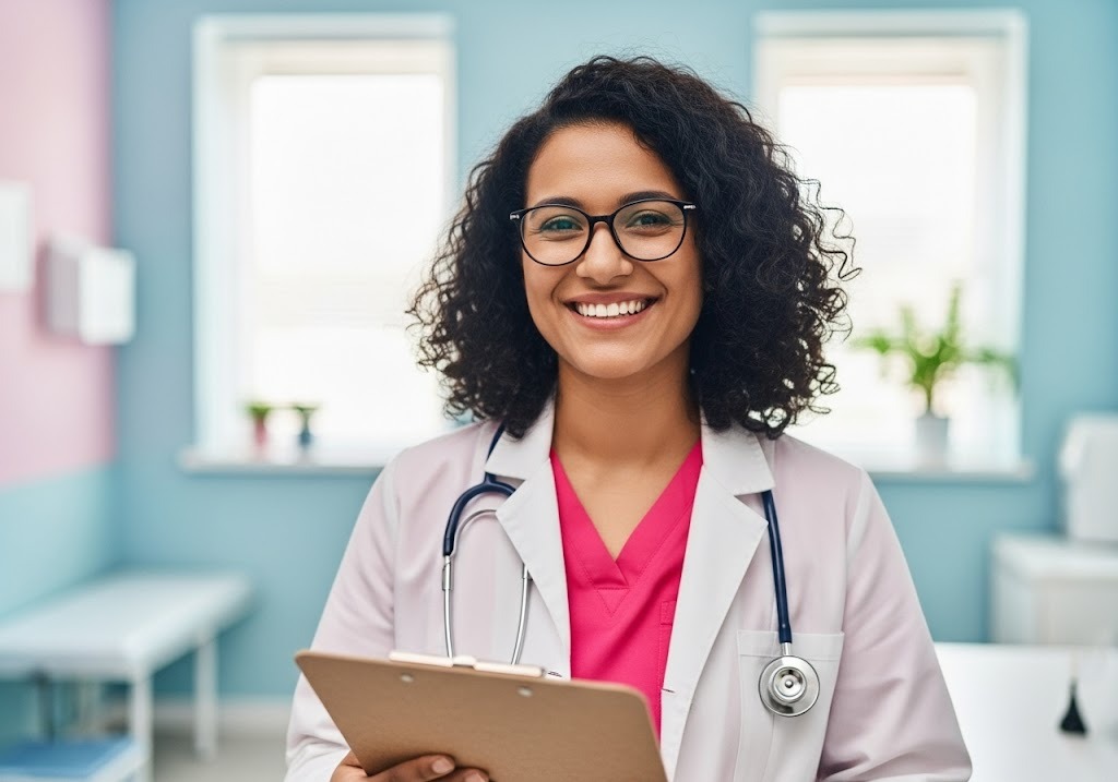 doctor, smiling - dpc vs traditional insurance