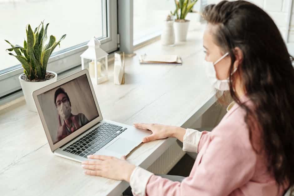 doctor and patient on telemedicine - direct primary care services for small businesses