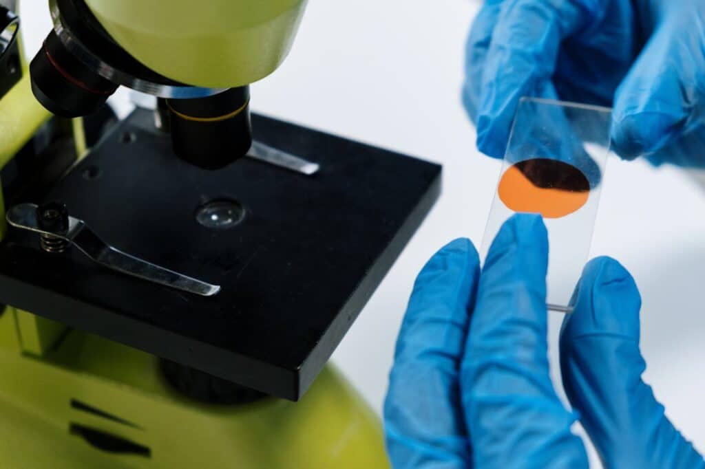 person working in a lab - Lab work and testing in Direct Primary Care