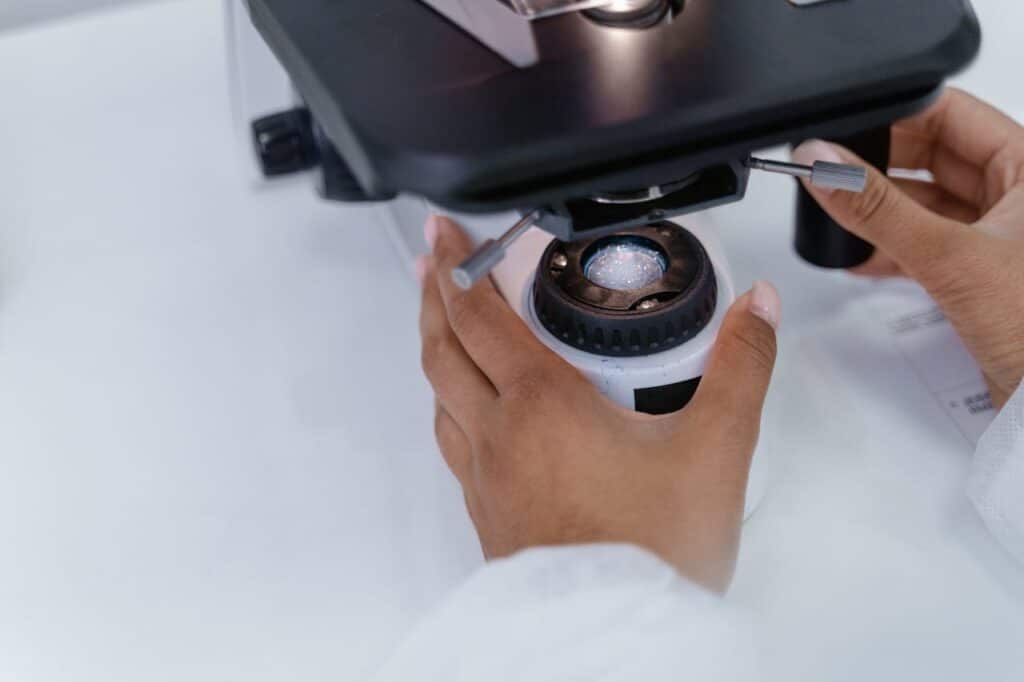 person working in a lab - Lab work and testing in Direct Primary Care
