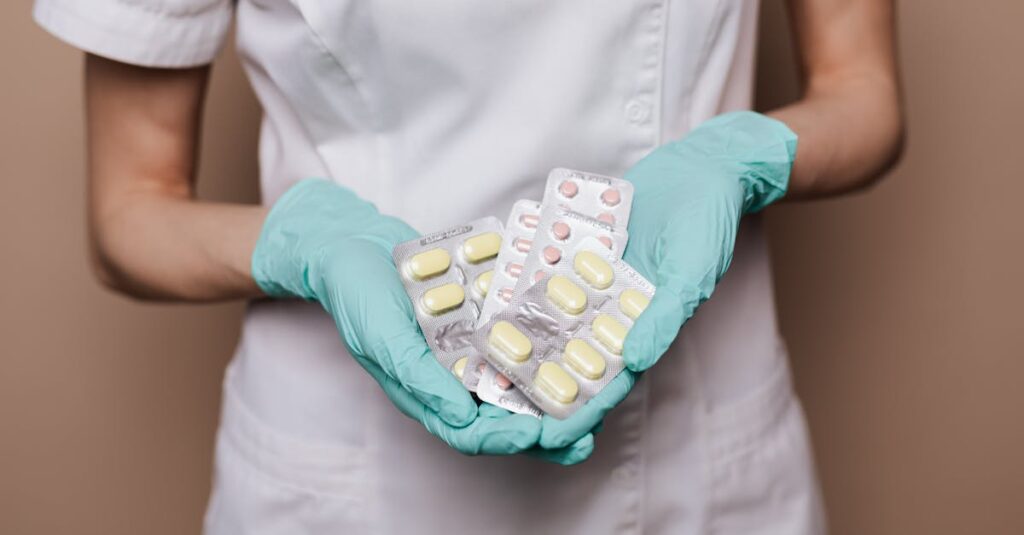 woman holding medications - How patients receive medications through Direct Primary Care