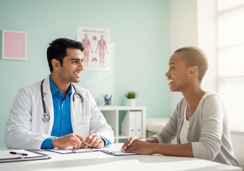 doctor and patient in clinic - Sleep counseling in Direct Primary Care