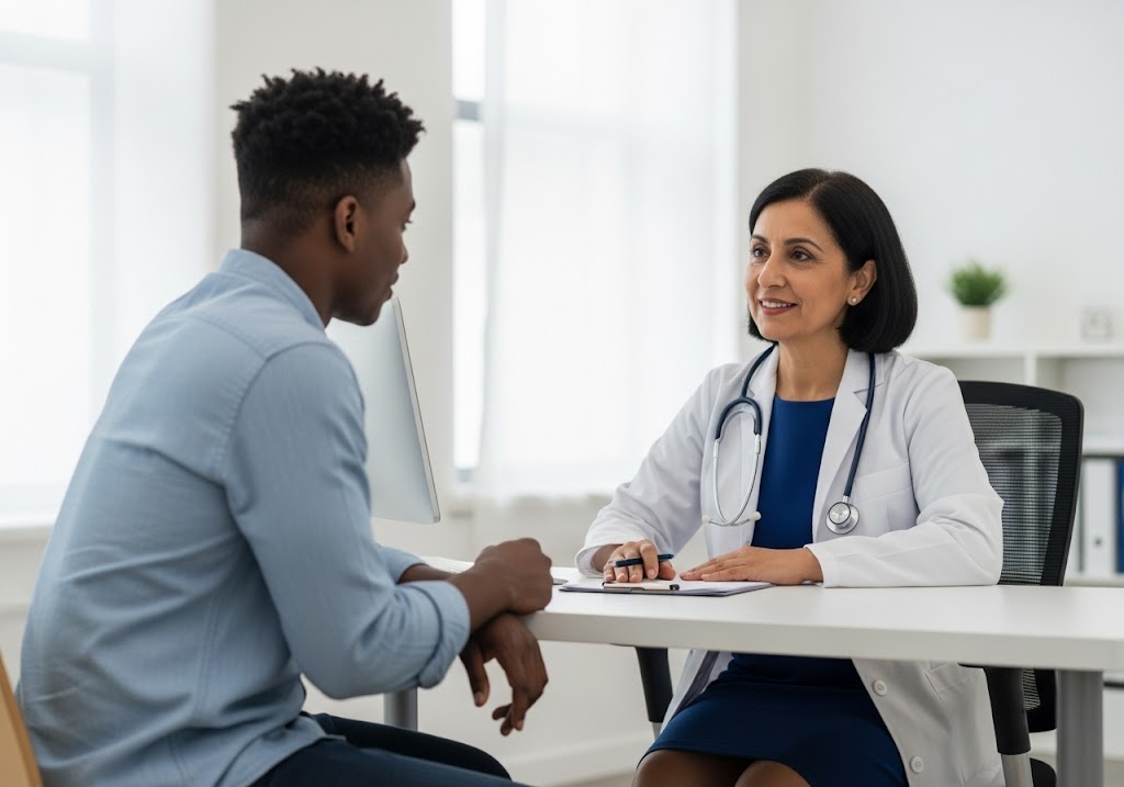 doctor and patient - direct primary care doctor appointment near me