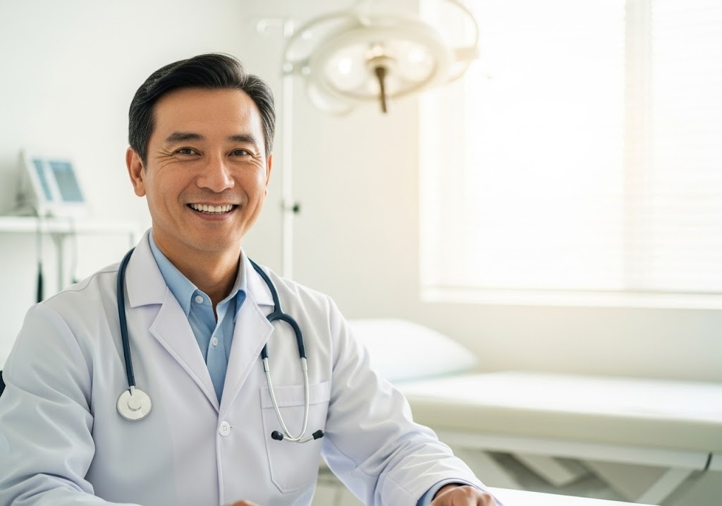doctor, smiling - DPC Patient Onboarding Process