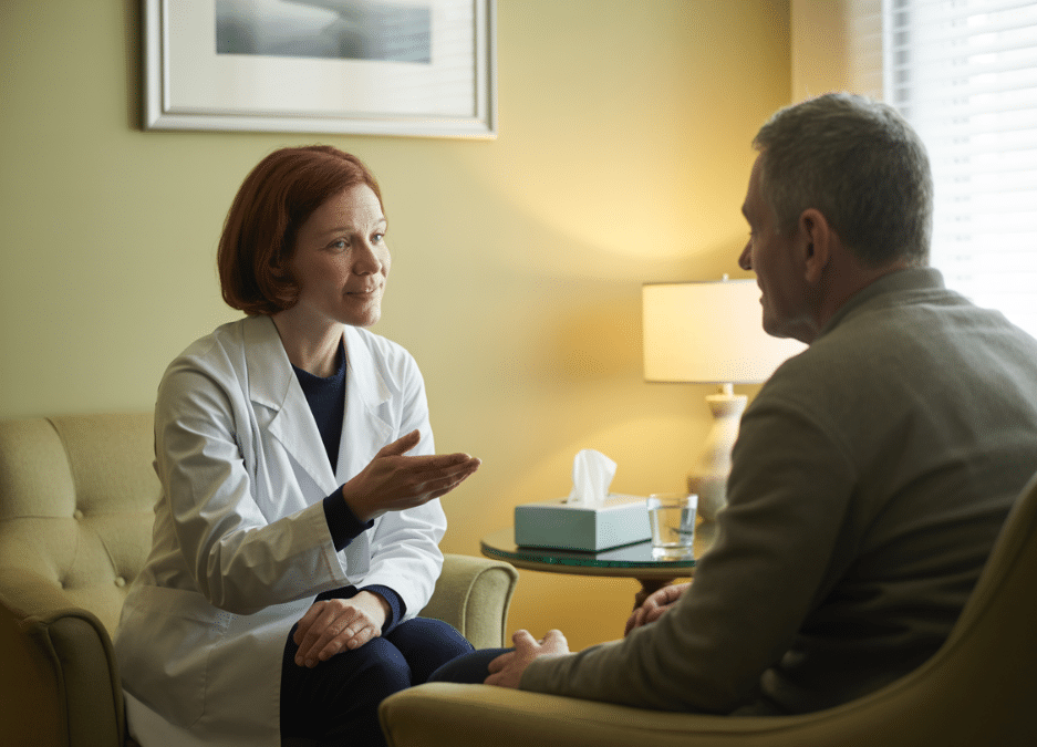 doctor and patient in clinic - Time Savings with Direct Primary Care Memberships Explained