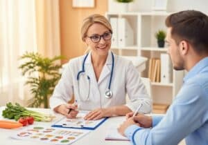patient and doctor - How Direct Primary Care Supports Weight Loss