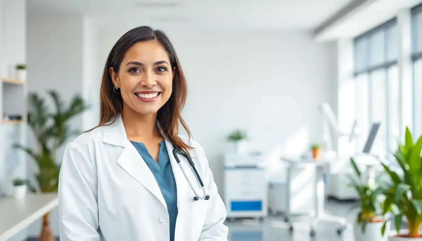 smiling doctor