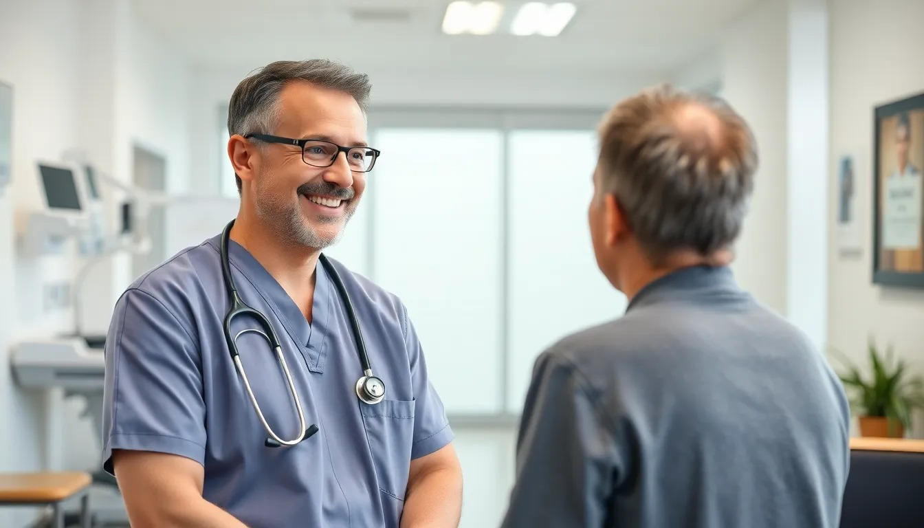 doctor and patient at a local dpc clinic