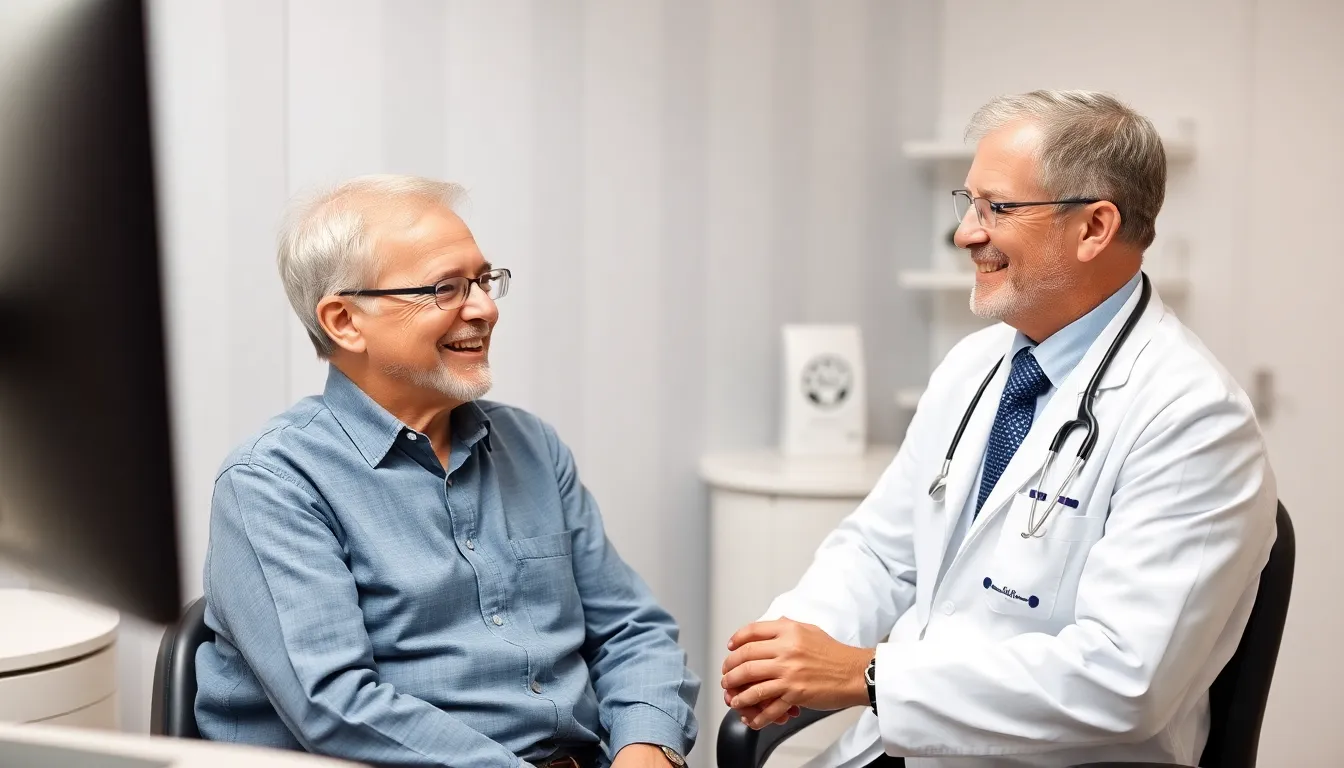 doctor and patient in clinic