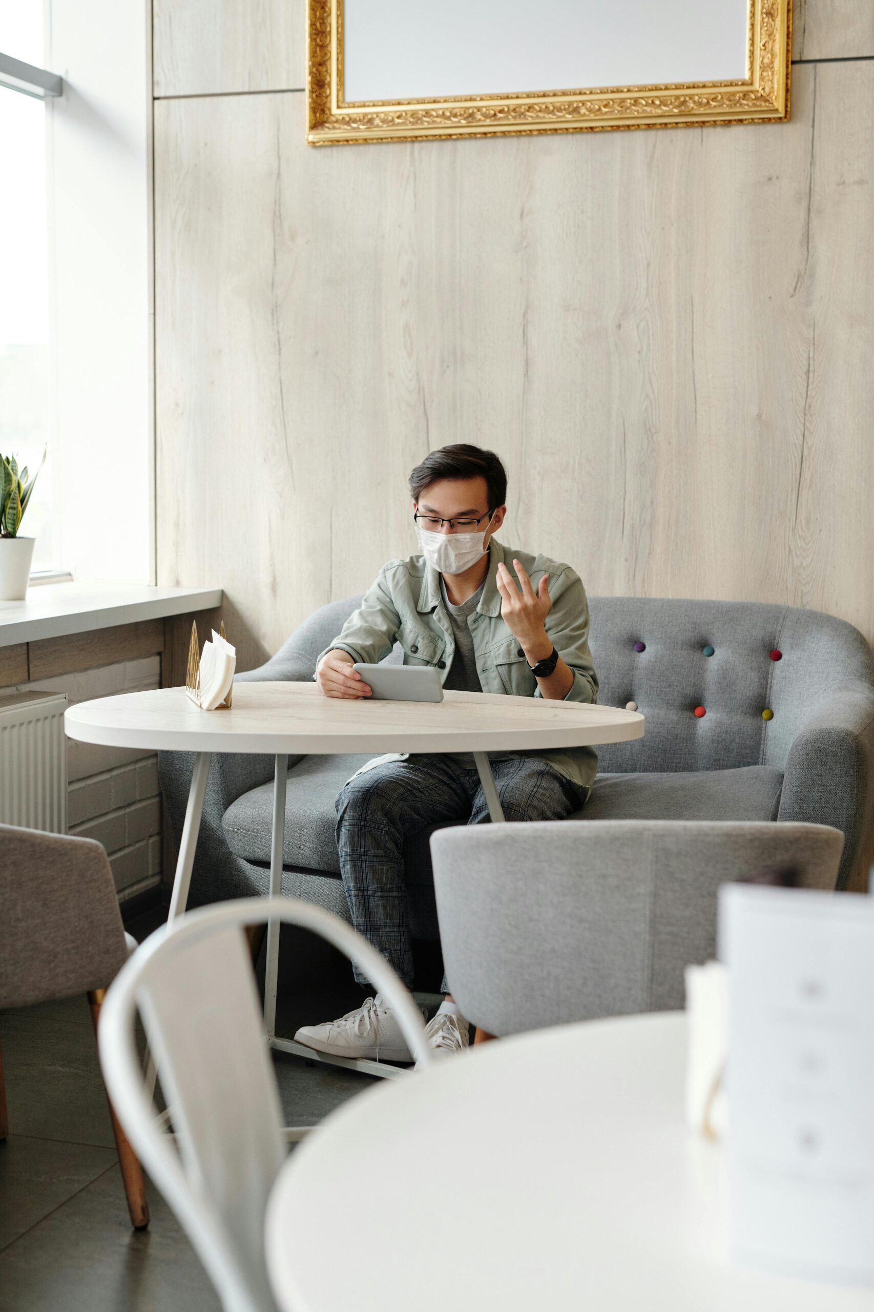 Patient engaging in a Virtual Direct Primary Care video consultation