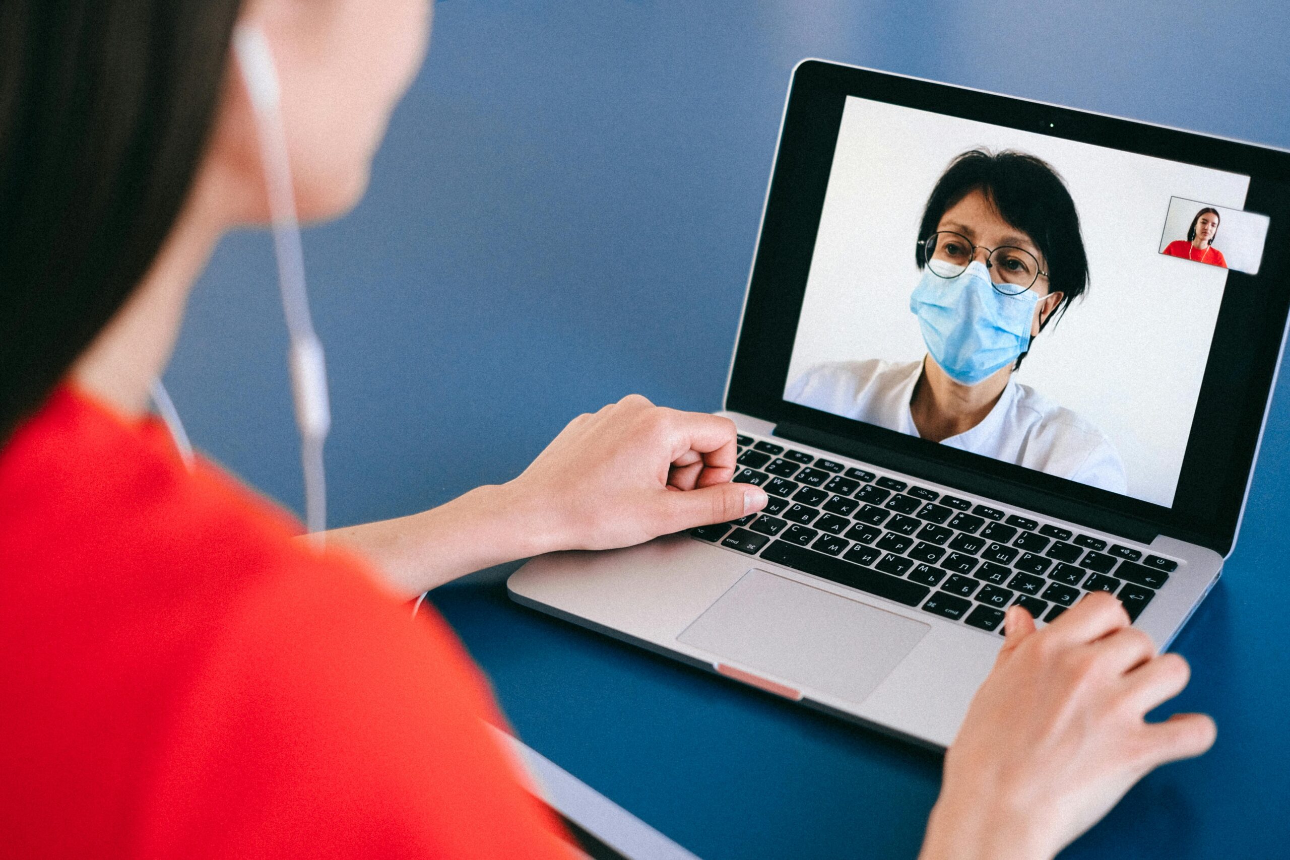 Doctor and patient engaging in a Virtual Direct Primary Care video consultation