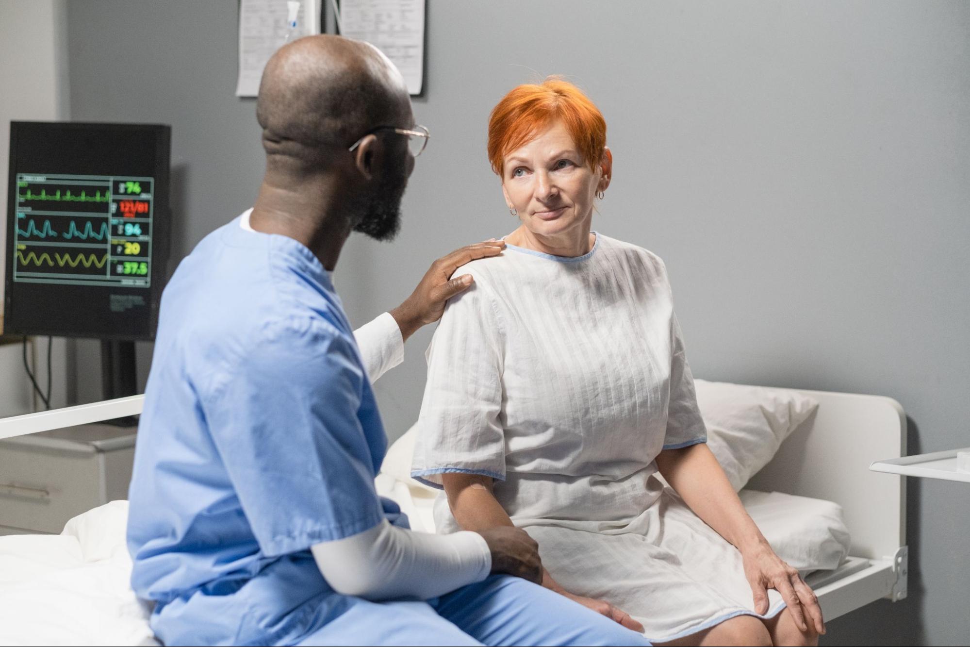doctor and patient talking during an appointment, reflecting the supportive and patient-centered care of Direct Primary Care providers