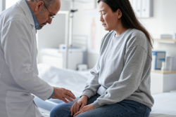 doctor and patient in clinic