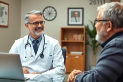 doctor and patient in clinic - Time Savings with Direct Primary Care Memberships Explained