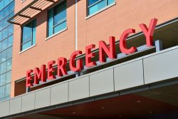 emergency room signage